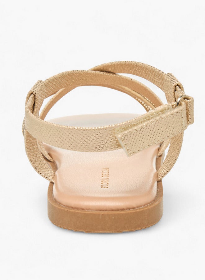 Flora Bella By Shoexpress Girls Embellished Sandals Ramadan Collection - Image 4