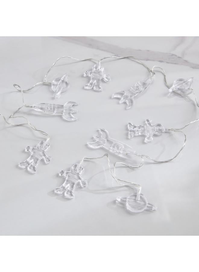 إينفينيتي 10 مصابيح ليد 2AA أكريليك عنصر الفضاء 135 سم - Image 2