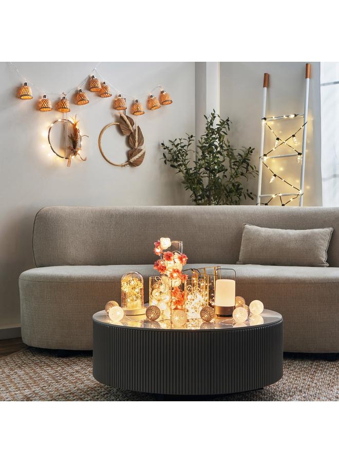 إينفينيتي 10 مصابيح ليد 2AA أكريليك عنصر الفضاء 135 سم - Image 5