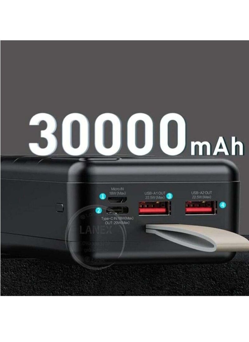 LANEX - Powerbank 30,000 mah ,22.5W+PD20W - Image 1