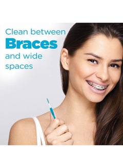 Gum Proxabrush Go-Betweens - Wide - Interdental Brushes - Soft Bristled Dental Picks for Plaque Removal & Gum Health - Safe for Braces & Dental Devices, 10ct (6pk)  - Image 5