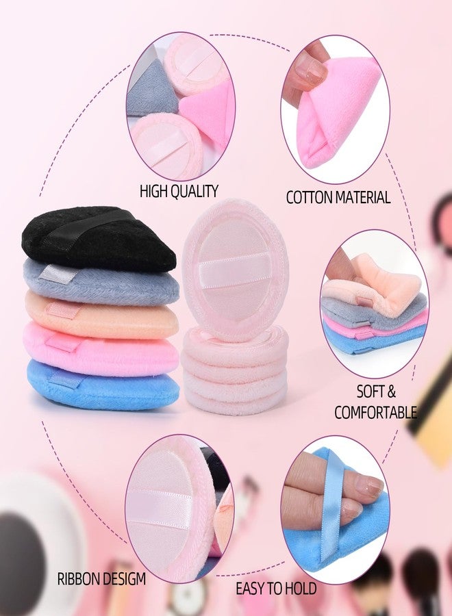 BAMTTOO 10PCS Powder Puffs Makeup Sponge Triangle Make Up Puff for Face Powder Soft Cosmetic Foundation Puff Beauty Makeup Tool - Image 3
