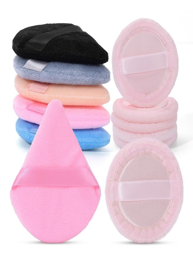 BAMTTOO 10PCS Powder Puffs Makeup Sponge Triangle Make Up Puff for Face Powder Soft Cosmetic Foundation Puff Beauty Makeup Tool - Image 1