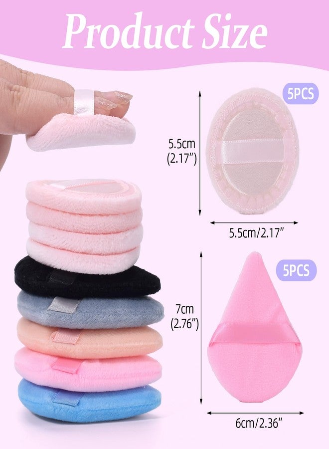BAMTTOO 10PCS Powder Puffs Makeup Sponge Triangle Make Up Puff for Face Powder Soft Cosmetic Foundation Puff Beauty Makeup Tool - Image 2
