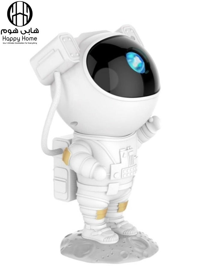 Happy Home Astronaut Galaxy Star Projector Night Light – LED Space Nebula Ceiling & Wall Projector with 8 Colorful Galaxy Effects and Twinkling Stars, Remote Control, 45/90 Minute Sleep Timer, 360° Magnetic Rotating Head, Adjustable Brightness, Multiple Lighting Modes, Kids Bedroom Night Lamp, Gaming Room Decor, Home Theater Light, Relaxation Ambient Lamp, Modern Space Decoration, Birthday, Christmas & Holiday Gift for Kids and Adults - Image 2
