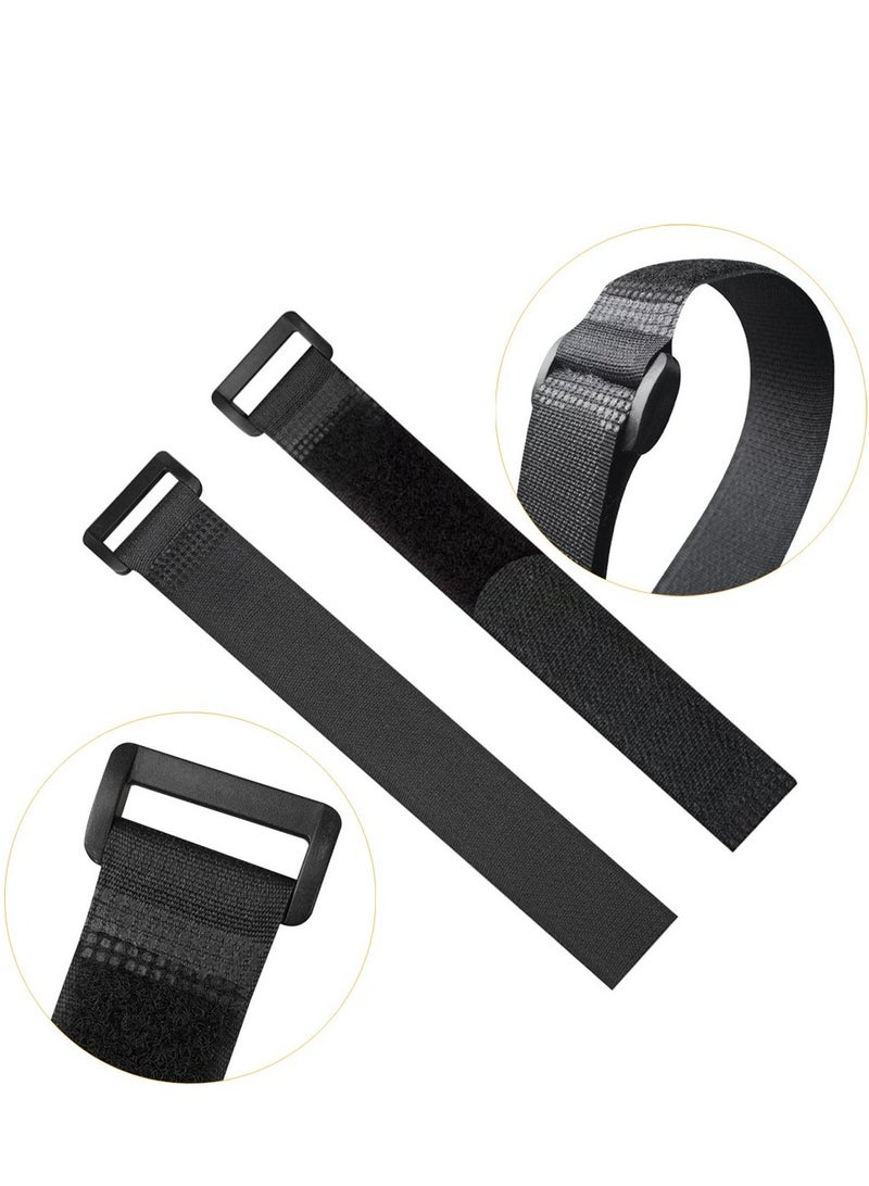 مجموعة أربطة كابلات فيلكرو قابلة لإعادة الاستخدام (20 قطعة) لتنظيم الأسلاك والشاحن والأسلاك - Image 2