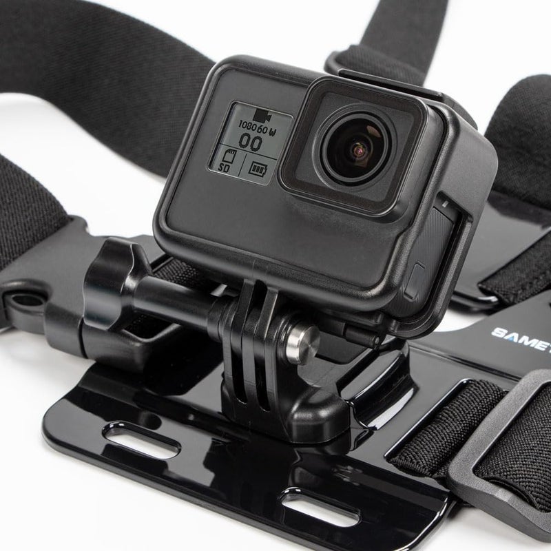 Sametop Chest Mount Strap Harness Chesty Body Mount Compatible with GoPro Hero 13, 12, 11, 10, 9, 8, 7, 6, 5, 4, Session, 3+, 3, 2, 1, Max, Hero (2018), AKASO, DJI Osmo Action Cameras - Image 3