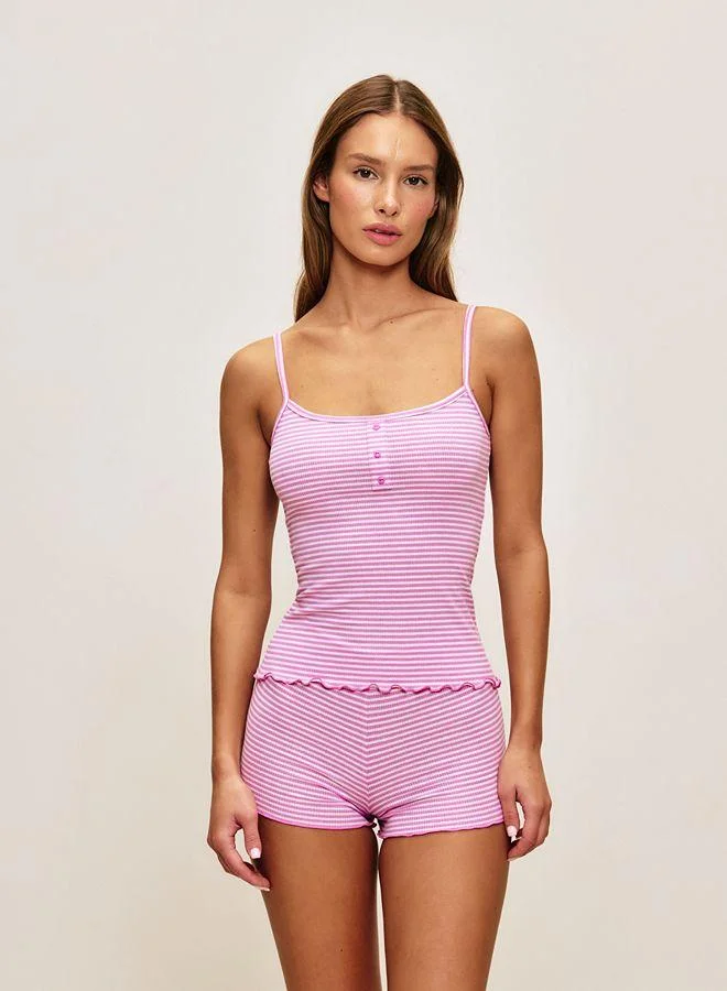 Undiz Striped jersey tank top