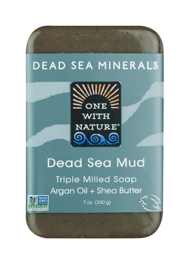 ONE WITH NATURE Dead Sea Mud Bar Soap 7 Ounce 