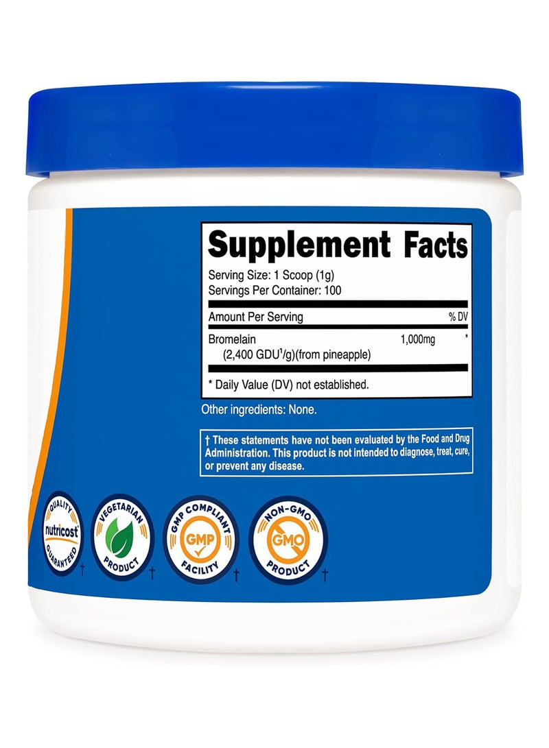 مسحوق بروميلين 100 جرام بروميلين 2400 جرام - Image 4