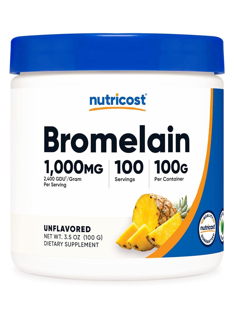 مسحوق بروميلين 100 جرام بروميلين 2400 جرام - Image 1