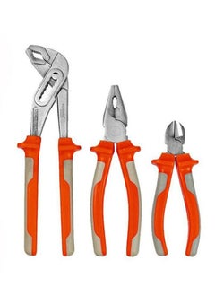 HORUSDY - 3 Pliers Combo Set, Diagonal Cutting Pliers 6"/Universal Pliers 8"/Water Pump Pliers 10",Wiring/Plumbing Repair Tool Set - SDY-97611