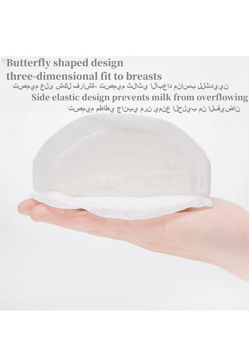 Bebiland - 100PCS Disposable Soft Nursing Pads Breast Pads, Individually Wrapped Absorbent Breast Pads for Breastfeeding, Ultra-Absorbent and Portable Breast Pads, Leak-Proof Portable Nipple Pads (White) - Image 1