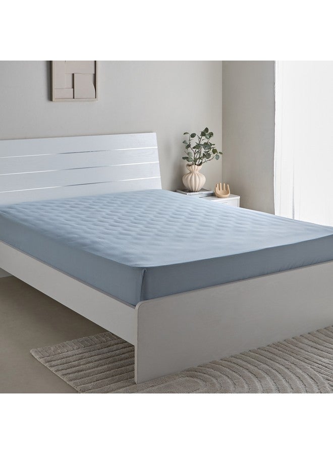 Home Box Bristol Polycotton Olympic Queen Fitted Sheet 200 x 25 x 160 cm - Image 2