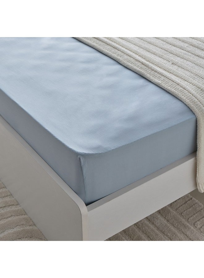 Home Box Bristol Polycotton Olympic Queen Fitted Sheet 200 x 25 x 160 cm - Image 3