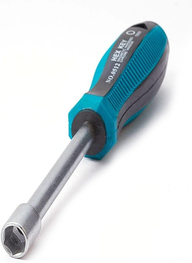 اتول مارت مفك براغي سداسي الرؤوس من Utoolmart مقاس 6 مم/0.24 بوصة، رأس غير مغناطيسي، مفك براغي سداسي الرؤوس مع عمود دائري 75 مم، قطعة واحدة - Image 1