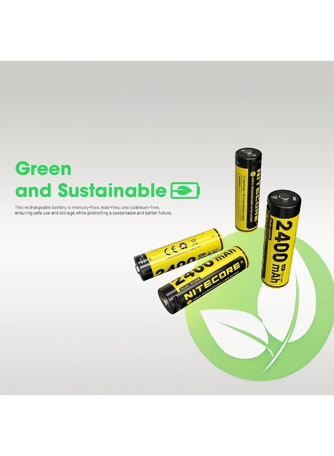 NITECORE NC-NH2400 -  Nitecore USB-C Rechargable Battery 2400mAh - NH2400 - Image 2