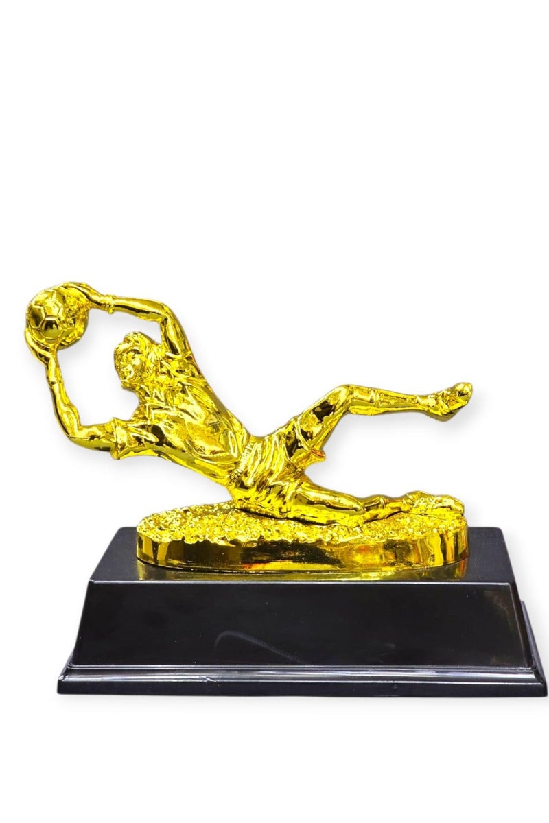 سبال كأس حارس المرمى مقاس 20 سم - جائزة كرة القدم باللون الذهبي لأفضل حارس مرمى وإنجازات كرة القدم - Image 1