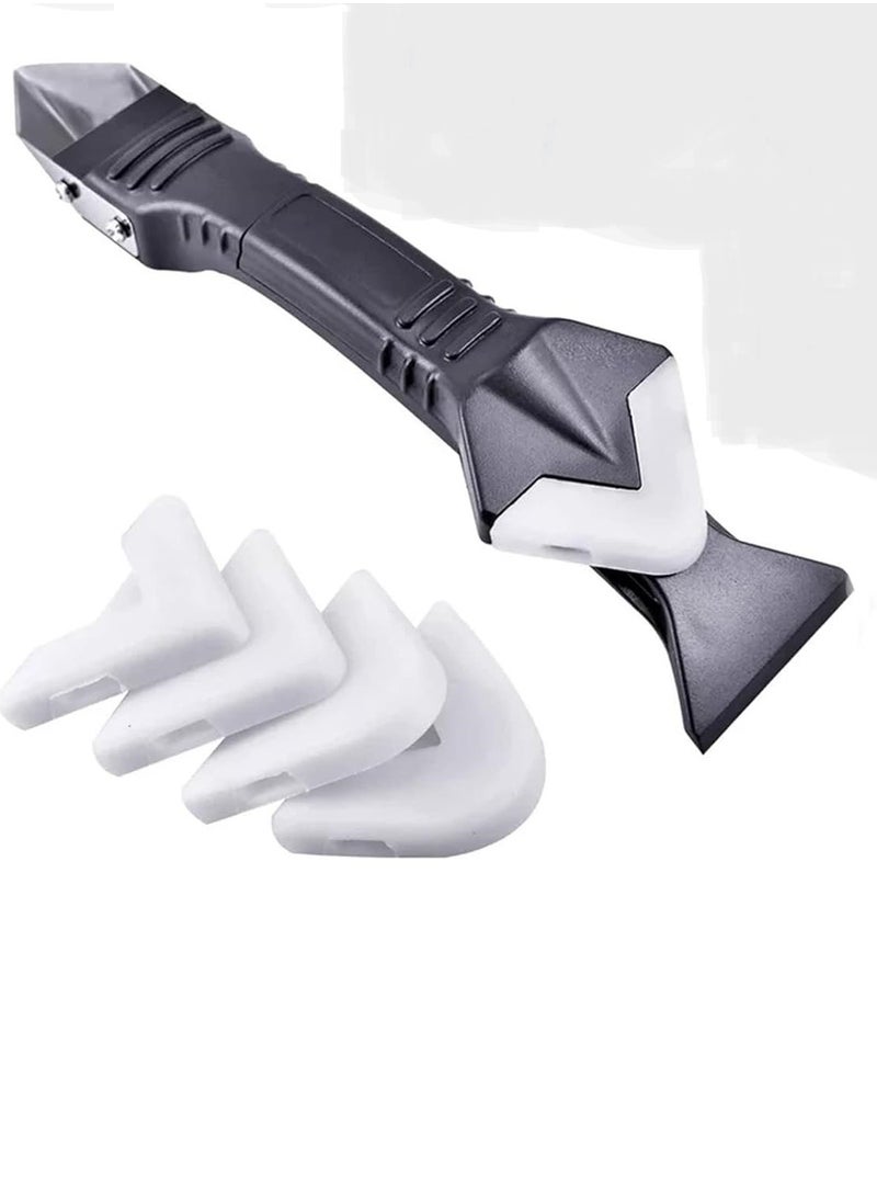 INFLUX 3 in 1 Silicone Caulking Tool Kit stainless steelhead Sealant Finishing Tool Grout Sc, Caulk Remover and Sealant Sc Tool, Caulk Removal Tool for Kitchen Bathroom Window  - Image 2