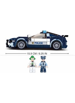 Sluban Sluban Town Series - Police Car Building Blocks 284 PCS with 2 Mini Figures - For Age 6+ Years Old  - Image 1