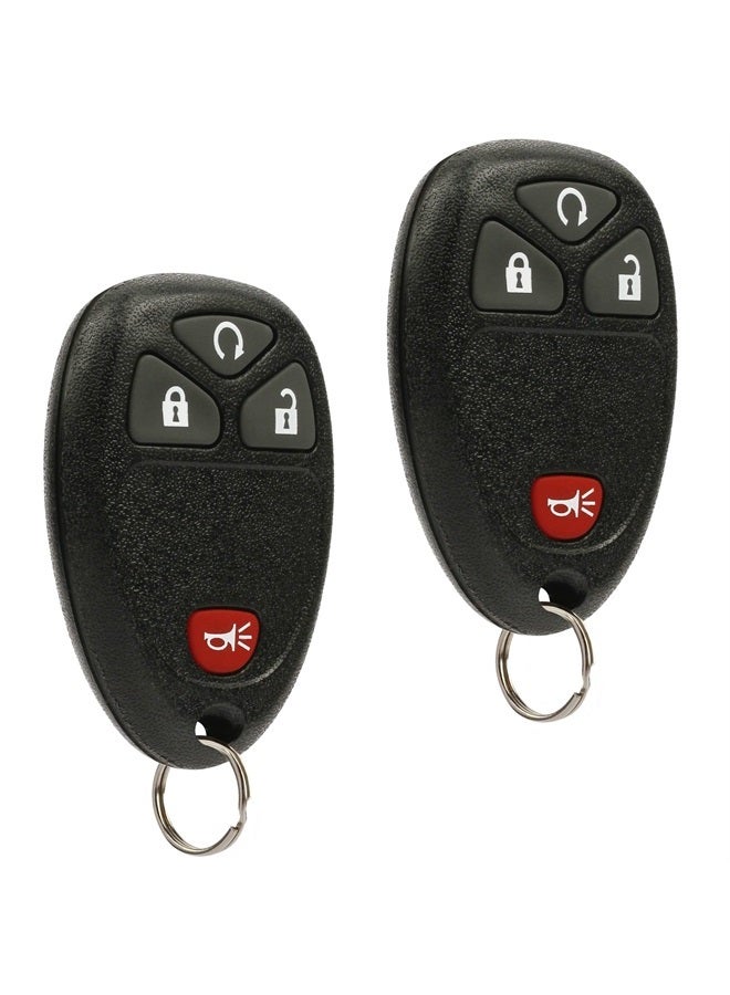USARemote Car Key Fob Keyless Entry Remote fits Chevy Silverado Traverse Equinox Avalanche/GMC Sierra/Pontiac Torrent/Saturn Outlook Vue (OUC60270, OUC60221), Set of 2 - Image 1