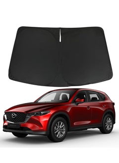 Cool Baby COOLBABY Windshield Sun Shade for Mazda CX-5 CX5 2017 2018 2019 2020 2021 2022 2023 Foldable Front Window Sunshade Screen Blocks UV Rays, Protector Cover Keeps The Vehicle Cooler  - Image 1