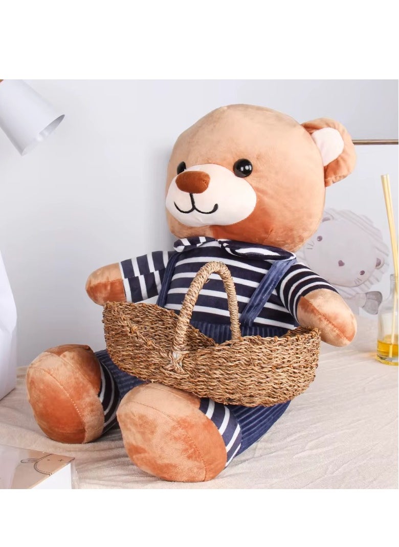 null - 60Cm Light Brown Soft Plush Teddy Bear - Lovely Gift For Girls And Women - Image 1