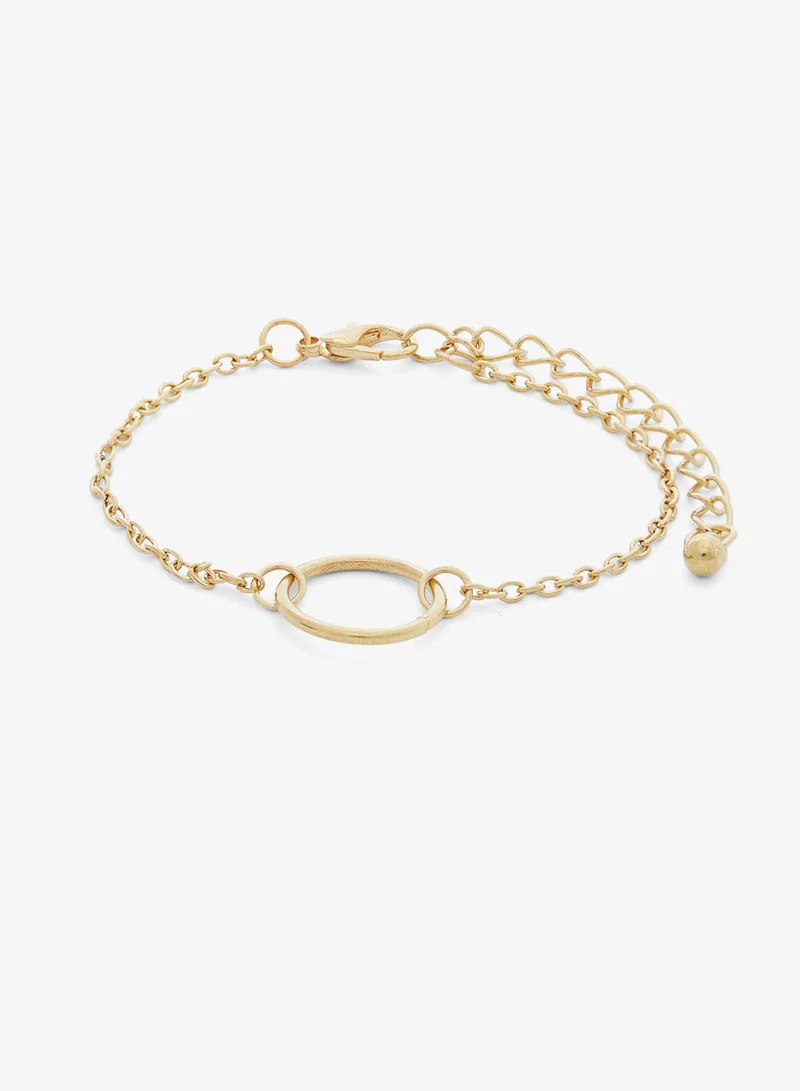 Ginger Multi layered Chain Bracelet Set