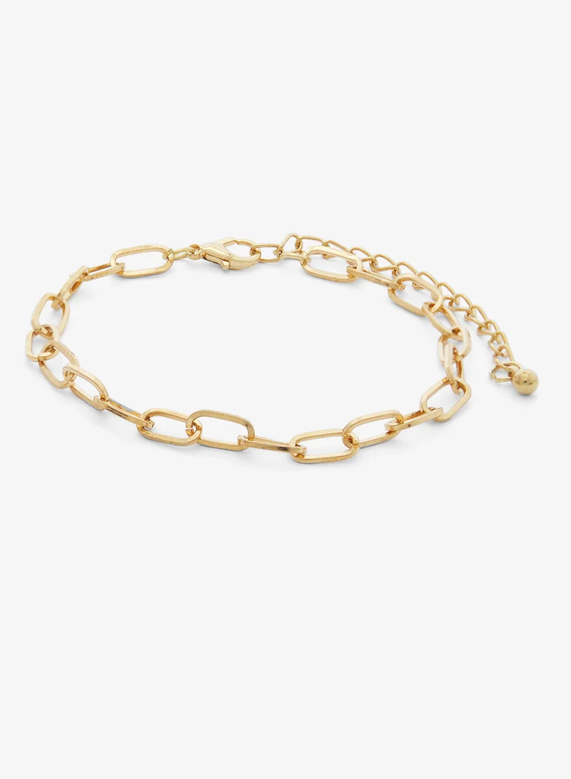 Ginger Multi layered Chain Bracelet Set