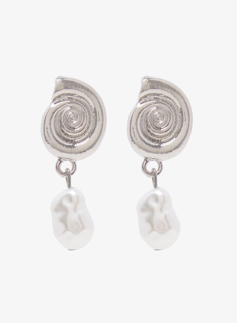 ELLA Gold Drop Down Earrings - Image 2