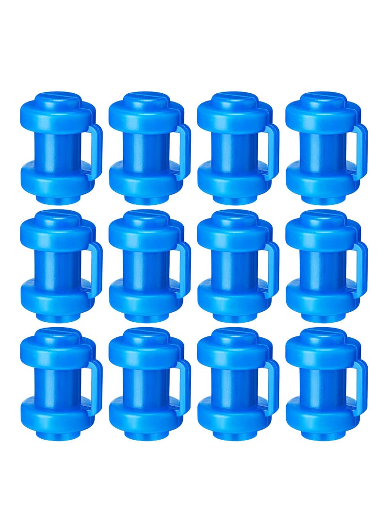 SYOSI 12 Pcs Summer 0.98Inches Diameter Trampoline Pole Caps Enclosure Pole Caps Trampoline Replacement Enclosure Poles for Net Hook Safety Accessories  - Image 1