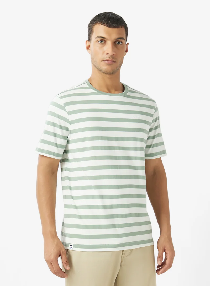 Ben Sherman Striped Crew Neck T-Shirt