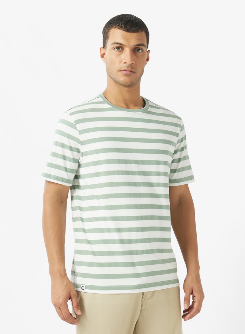 Ben Sherman Striped Crew Neck T-Shirt - Image 1