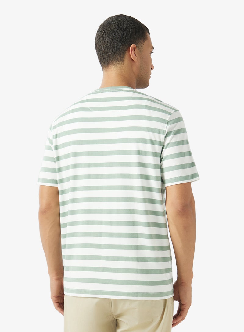 Ben Sherman Striped Crew Neck T-Shirt - Image 2