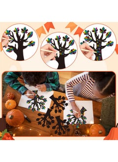 Fall Trees Scratch Cards - 48Pcs Fall Thankful Leaves Trees Scratch Cards For Kids Thanksgiving Diy Magic Fall Tree Hanging Scratch Paper Thankful Craft Supplies School Classroom Fun Activities - pzsku/Z3AAC2CD778AE1B1E5B6BZ/45/_/1732787123/6bdbab73-6fe8-4a35-a370-2b2384171d9d