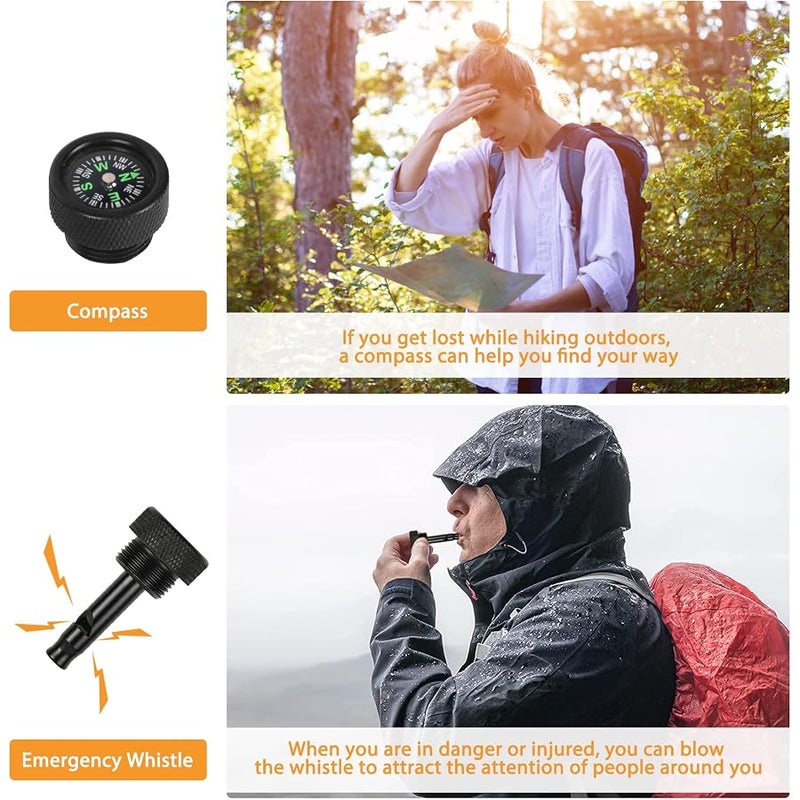 Yeacool Folding Shovel, (24.21'') Camping Shovel, Survival Off Road E Tool Shovel, with Pickaxe, Portable Bag, High Carbon Steel, for Digging, Backpacking, Hiking, Gardening, Emergency, Outdoor - Image 5