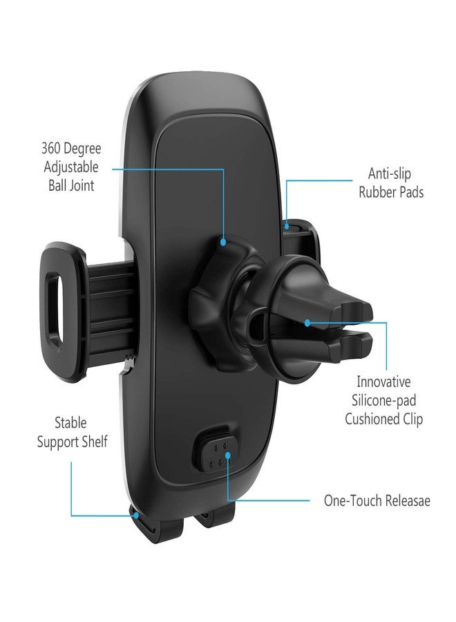 WizGear Phone Holders for Your Car, Car Air Vent Phone Mount, Car Phone Holder with Twist Lock Hook Clip for A Strong Hold to Vent, Compatible with iPhones and All Smartphones (2 Pack) - Image 5