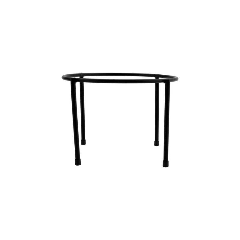 Get G.E.T. Enterprises IR-510 10" Black Round 1-Tier Pizza Stand, 7" Tall, Iron Powder Coated - Image 3