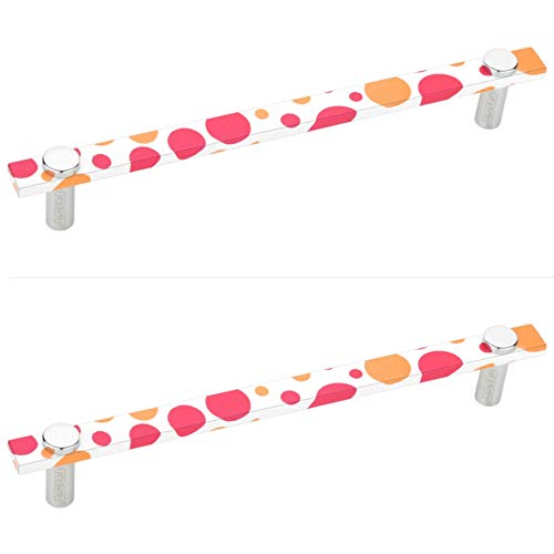 FAST Cpa02 Brass Multi Bubble Cabinet Handle For Wardrobe, Dresser Door & Drawers Cabinets Furniture Pull Handle 2Pcs (160 Mm, Orange, Steel, White, Pink) - Image 1