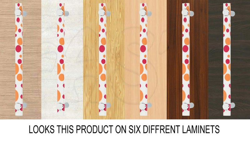 FAST Cpa02 Brass Multi Bubble Cabinet Handle For Wardrobe, Dresser Door & Drawers Cabinets Furniture Pull Handle 2Pcs (160 Mm, Orange, Steel, White, Pink) - Image 5
