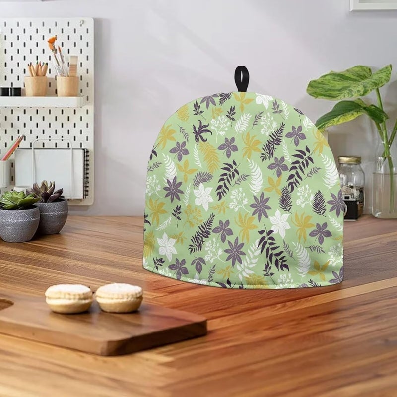 Tea Pot Cover Warm Keeper with Top Hanging Loop Insulated Tea Kettle Cover Dust Proof Tea for Kitchen Home Decoration - Image 4