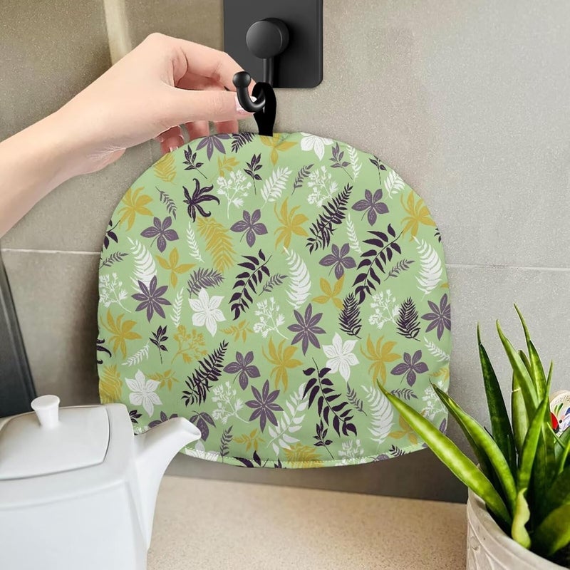 Tea Pot Cover Warm Keeper with Top Hanging Loop Insulated Tea Kettle Cover Dust Proof Tea for Kitchen Home Decoration - Image 5