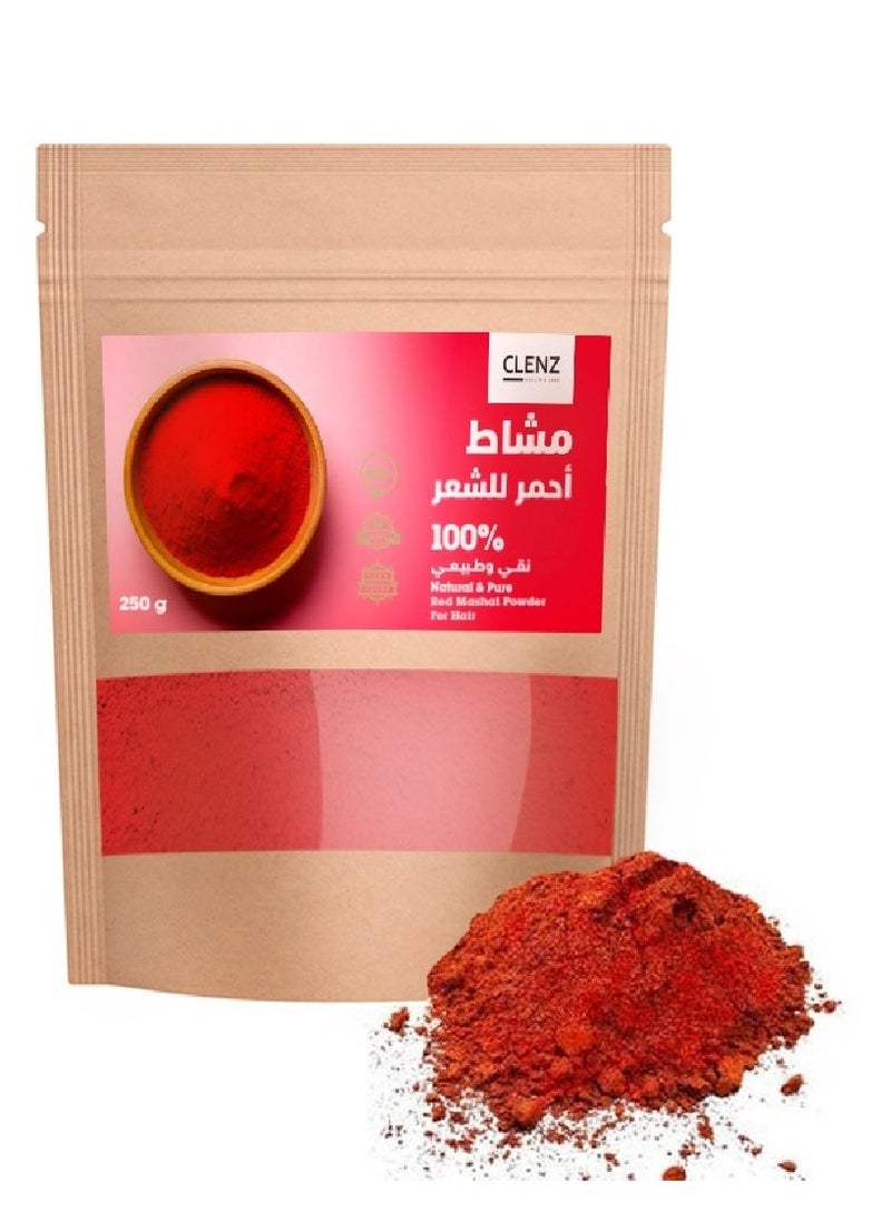 CLENZ Natural And Pure Red Mashat Powder For Hair - 250 grams  - Image 1
