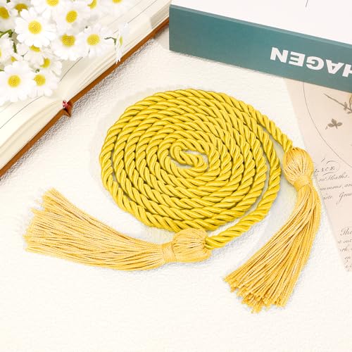 Leislam Graduation Cords, Graduation Honor Cords, Gold Honor Cords, 2025 Graduation Tassel Honor Cords, 67" Long Braided Cords for 2025 Graduation Decorations Bachelor Gown for Student Master Doctoral - Image 3