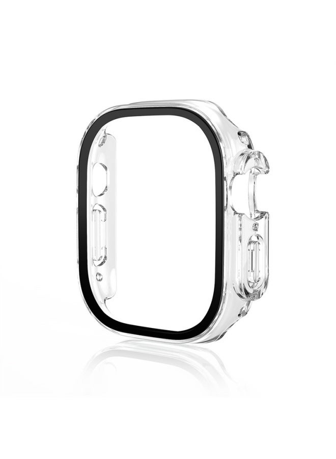 Neutral Applicable To Apple Iwatch Ultra2 Watch Case Frosted Oil Injection 49mm Tempered Glass + Pc Integrated Protective Case - Image 4