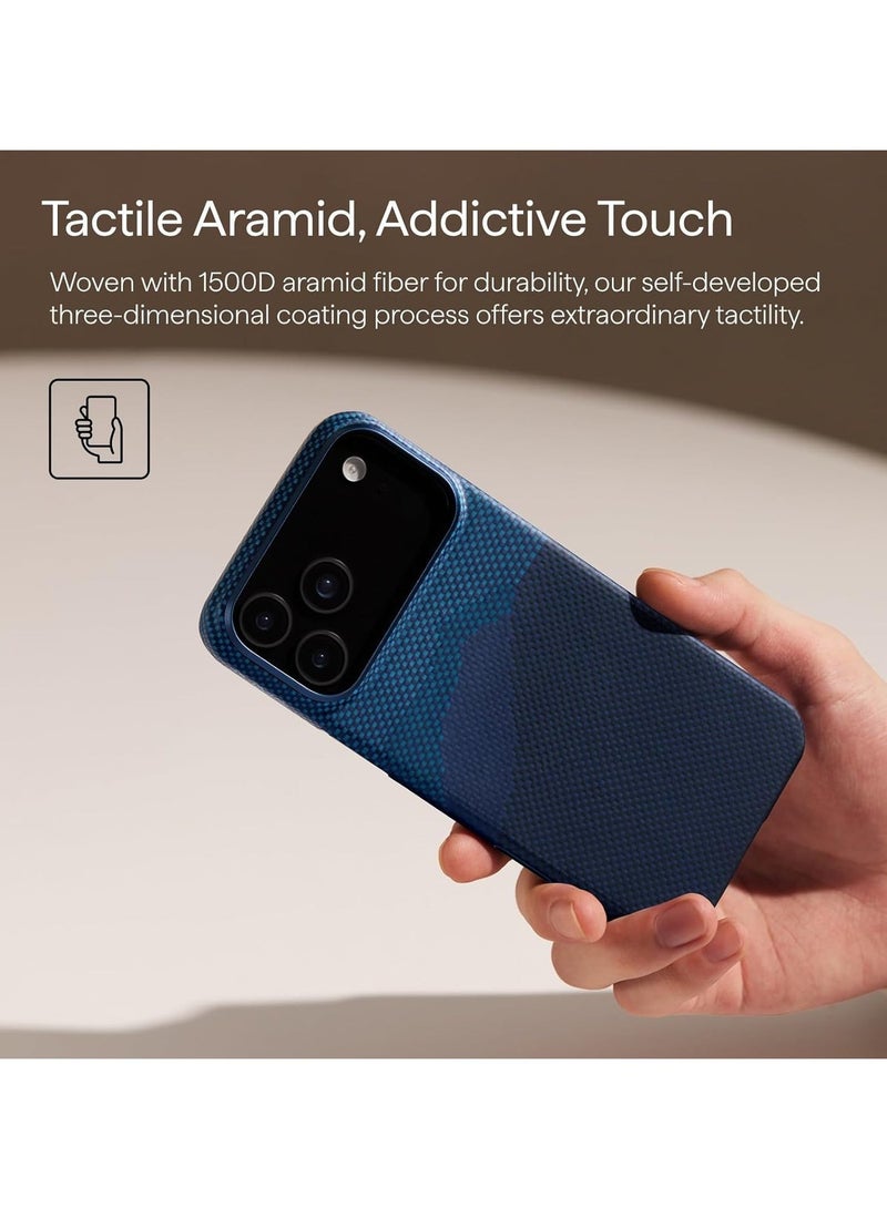 Ipefet for iPhone 17 Pro Max Case 6.9" with Camera Control Button, Compatible with MagSafe, Ultra-Slim Case with Caseless Touch Feeling, 1500D Aramid Fiber Woven, Over The Horizon - Image 4