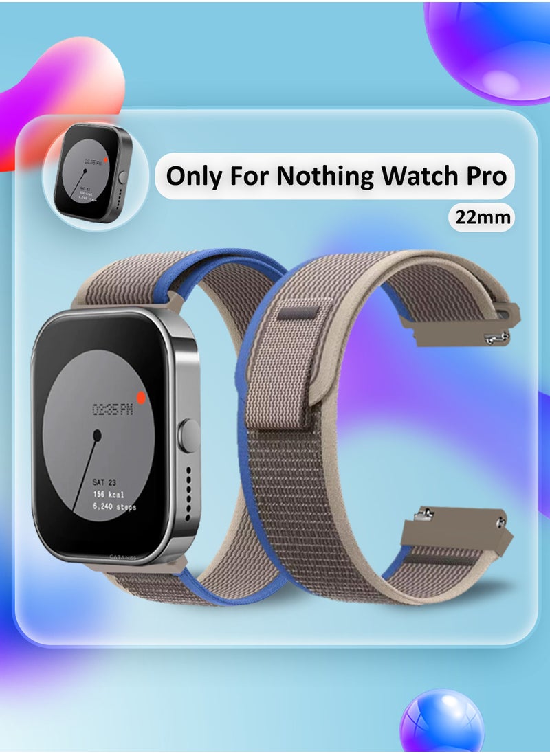 CATANES - ( for Nothing Watch Pro ) Trail Loop Band, Braided Elastic Weave Sport Strap, Nylon Sport Loop Bands for Men Women - Image 1