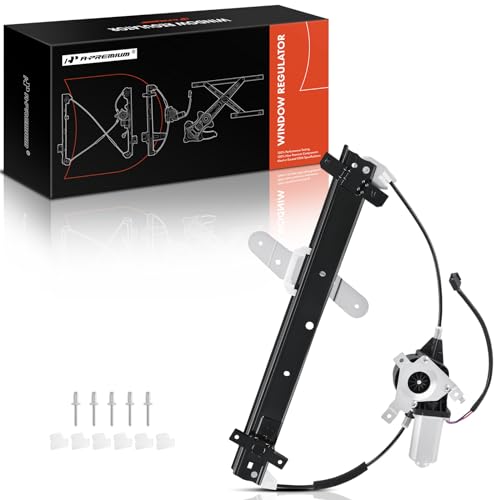 A-Premium Power Window Regulator with Motor Replacement for Ford Crown Victoria Mercury Grand Marquis 1992-2010 Front Left Driver Side - Image 1
