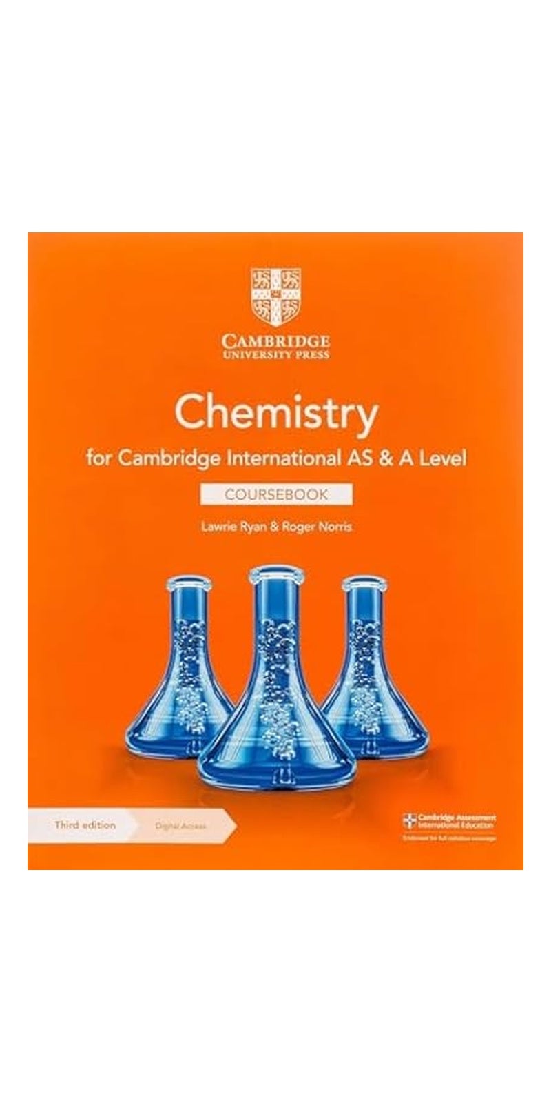 Cambridge University Press Cambridge International AS & A Level Chemistry Coursebook with Digital Access (2 Years) - Image 1
