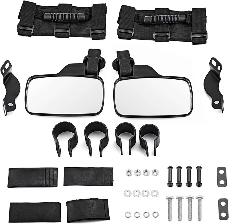Wsays Side Rear View Mirrors Kit for 2016-2024 Polaris General 1000 & 1000-4 - Image 4